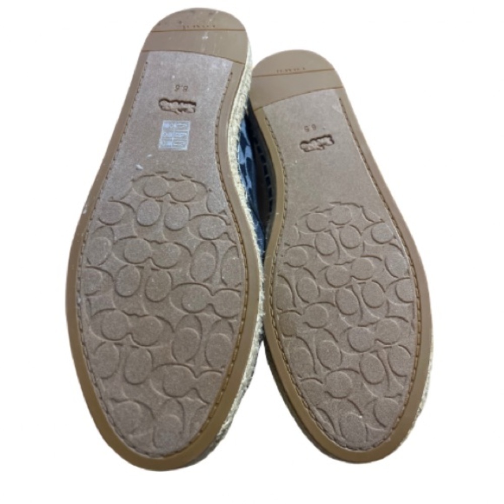 Coach Carson Blue Signature Denim Espadrilles, Size 8.5, NWOT - Picture 5 of 12